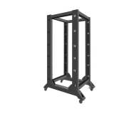 Lanberg Stojąca 19" 27U 600x800mm Open Rack (czarna) - 455670 - zdjęcie 6